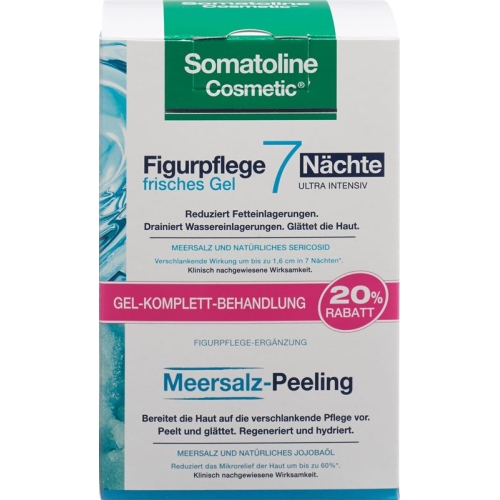 Somatoline 7naechte Gel 250ml +meersalz-peel 350g buy online