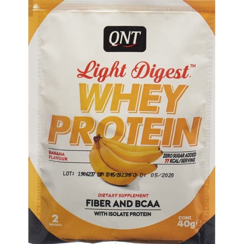 Qnt Light Digest Whey Protein Banana 40g buy online