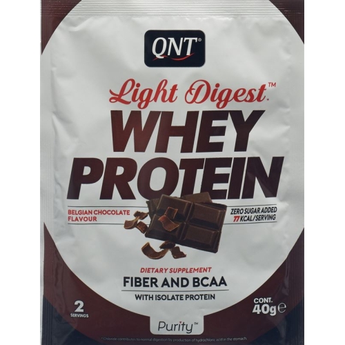 Qnt Light Digest Whey Protein Belgian Choco 40g buy online