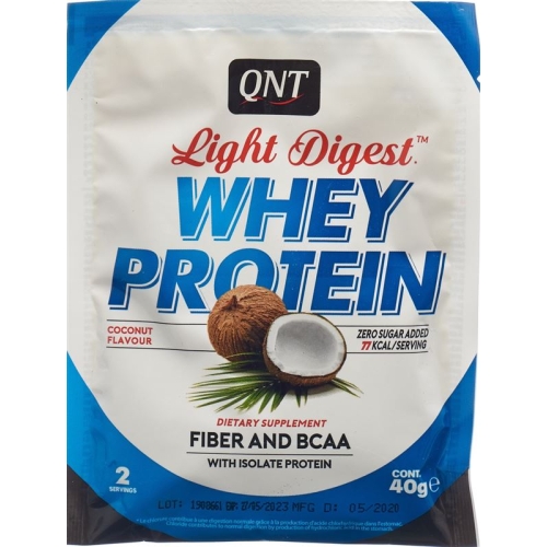 Qnt Light Digest Whey Protein Coconut 40g buy online