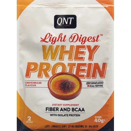 Qnt Light Digest Whey Protein Creme Brulee 40g buy online