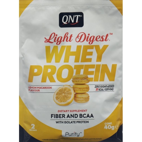 Qnt Light Digest Whey Protein Lemon Macaroon 40g buy online