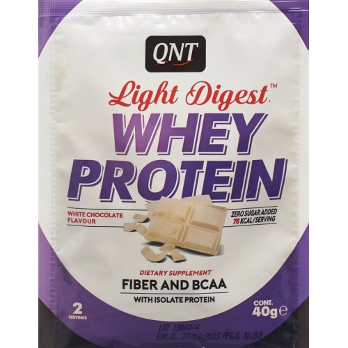 Qnt Light Digest Whey Protein White Choco 40g buy online