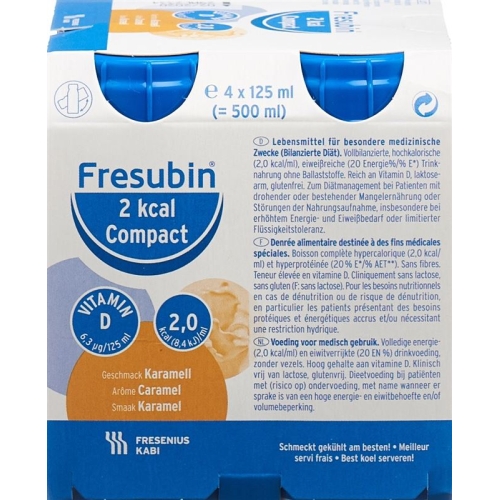 Fresubin 2 Kcal Compact Karamell Neu 4 Flasche 125ml buy online