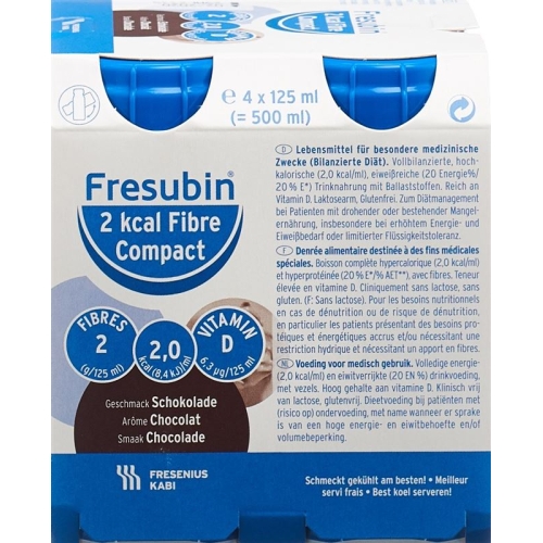 Fresubin 2 Kcal Compact Schokolade Neu 4 Flasche 125ml buy online