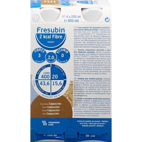 Fresubin 2 Kcal Fibre Drink Cap N 4 Flasche 200ml buy online