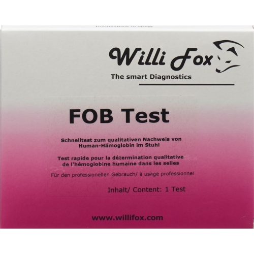 Willi Fox FOB Test (occult hemoglobin in stool) buy online