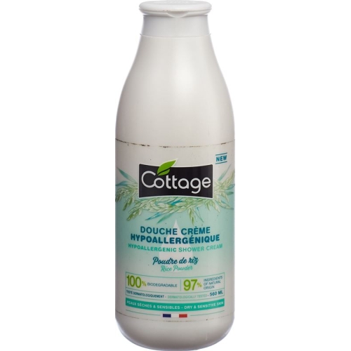 Cottage Duschcreme Hypoallergen Reispulver 560ml buy online