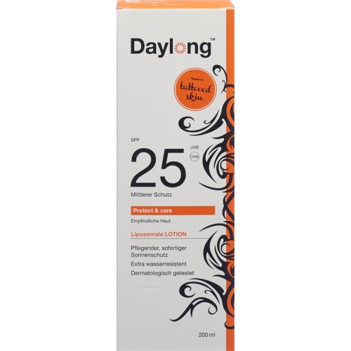 Daylong Tattoo Lotion Black Tattoo SPF 25 tube 200ml buy online