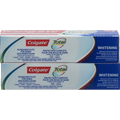 Colgate Total Plus Gesu Weiss Zahnpa Duo 2x 75ml buy online