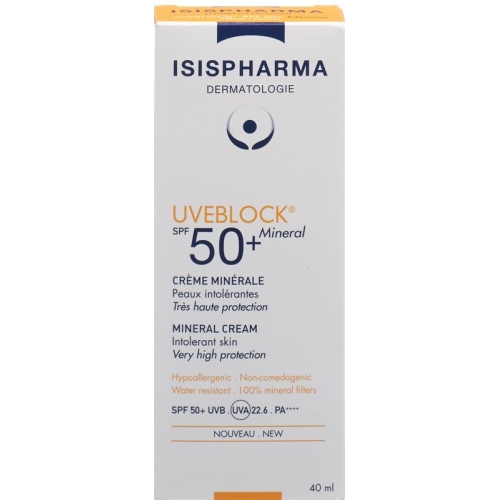 Isis Pharma Uveblock Mineral SPF 50+ Tube 40ml buy online