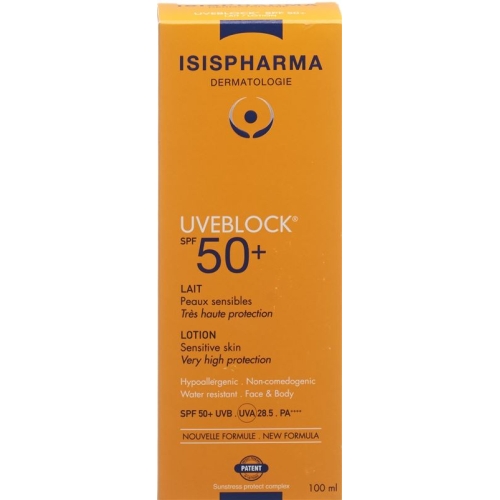 Isis Pharma Uveblock Lait SPF 50+ Tube 100ml buy online