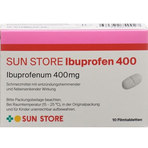 Sun Store Ibuprofen Filmtabletten 400mg 10 Stück buy online