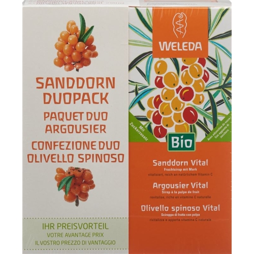 Weleda Sanddorn Vital Sirup Duo 2x 250ml buy online