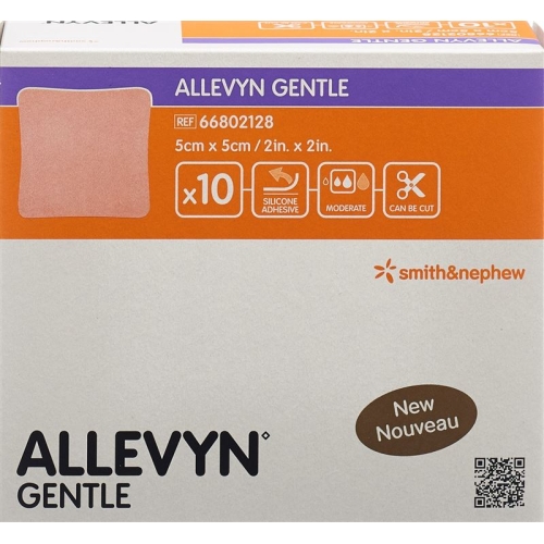 Allevyn Gentle Wundverband 5x5cm 10 Stück buy online