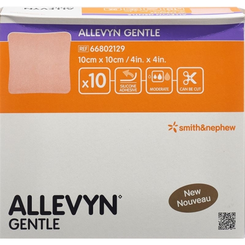 Allevyn Gentle Wundverband 10x10cm 10 Stück buy online