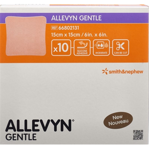 Allevyn Gentle Wundverband 15x15cm 10 Stück buy online