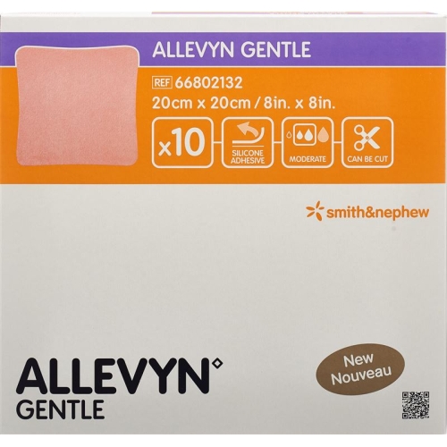 Allevyn Gentle Wundverband 20x20cm 10 Stück buy online