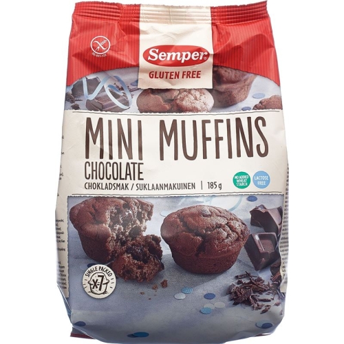 Semper Mini Muffins Schokolade Beutel 185g buy online