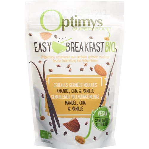 Optimys Easy Breakfast Mandel Chia Vanil Bio 350g buy online