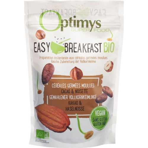 Optimys Easy Breakfast Kakao Haselnuesse Bio 350g buy online