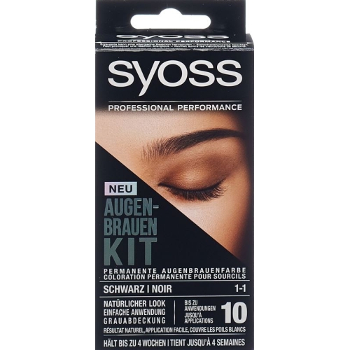 Syoss Augenbrauen-Kit Schwarz 10ml buy online