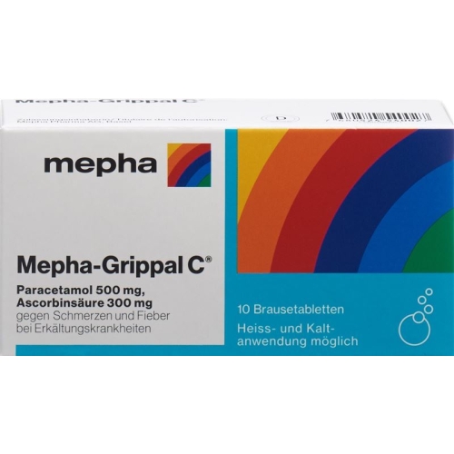 Mepha-grippal C Brausetabletten Beutel 10 Stück buy online