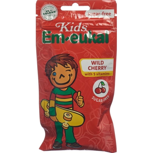 Soldan Em-Eukal Kids Wildkirsche Zuckerfrei 75g buy online