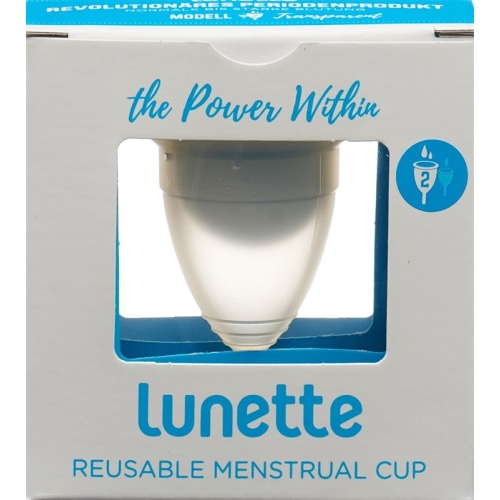 Lunette Menstruationstasse Grösse 2 Klar (neu) buy online