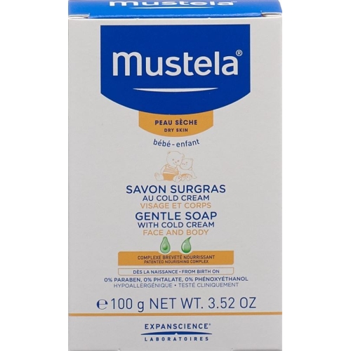 Mustela BB Nachfettende Seife mit Cold Cream 100g buy online