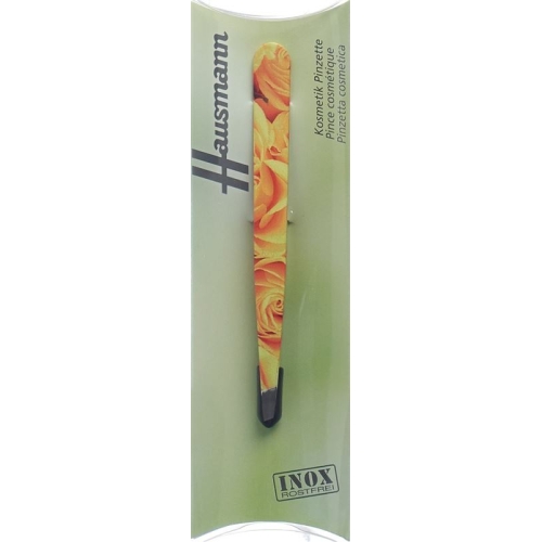 Hausmann Tweezers Slanted Roses Yellow Design Roses buy online