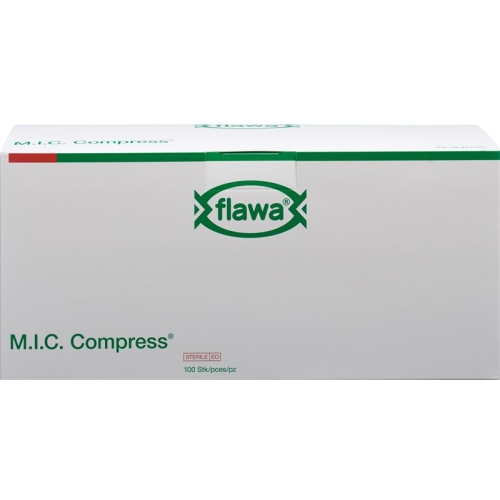 Flawa MIC compresses 7.5x10cm sterile 100 pcs buy online