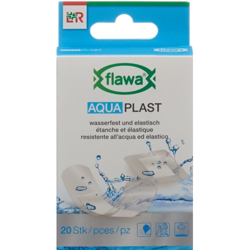 Flawa Aquaplast Pflasterstrips waterproof 2 sizes 20 pcs buy online