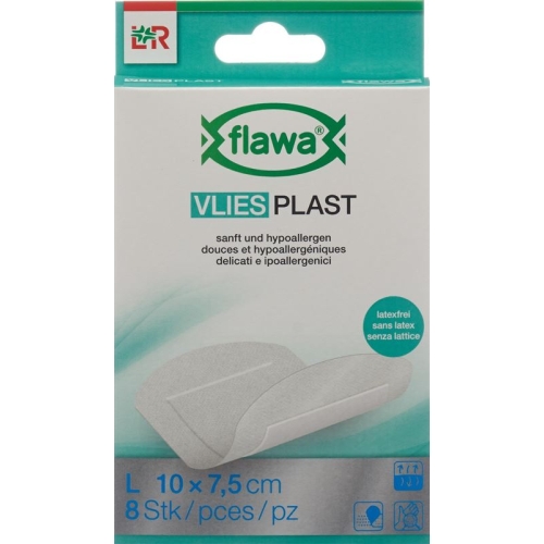 Flawa Vlies Plast Plaster Strips 7.5x10cm 8 pieces buy online