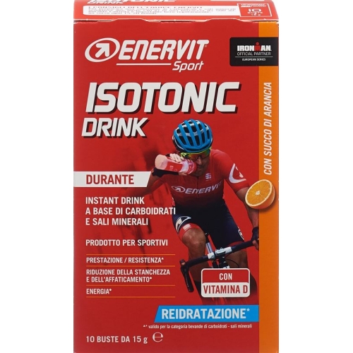 Enervit Sport Isotonic Drink Orange 10 Beutel 15g buy online