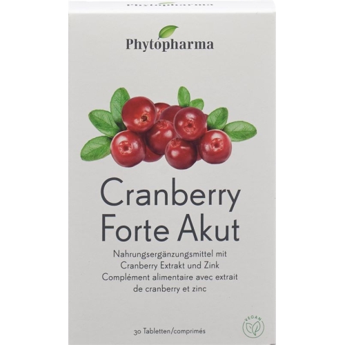 Phytopharma Cranberry Forte Acute 30 tablets buy online