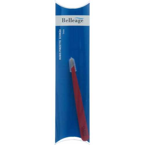 Belleage Rubis tweezers inclined inox buy online