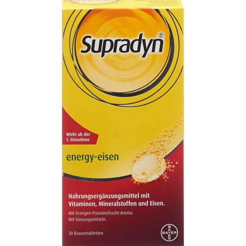 Supradyn Energy iron effervescent tablets 30 pieces buy online