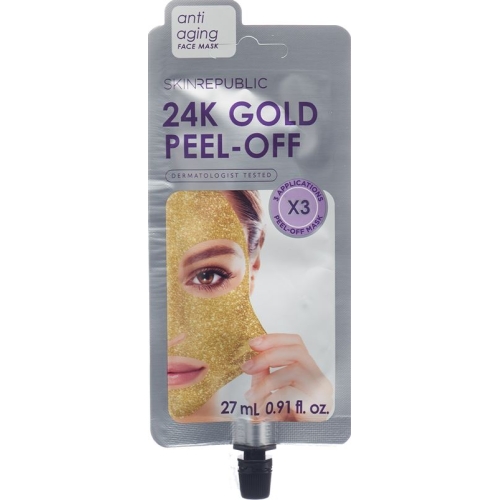 Skin Republic Gold Peel-Off Face Mask Beutel 3 Stück buy online