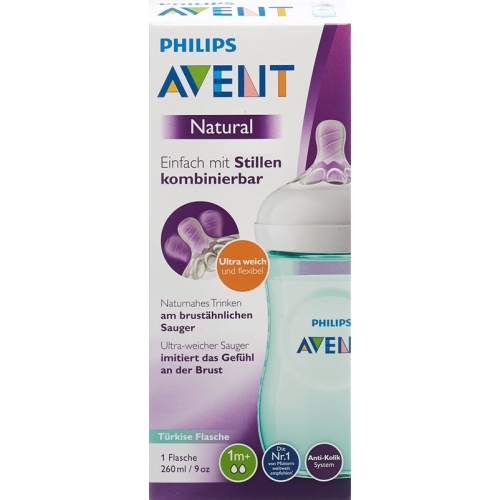 Avent Philips Naturnah bottle 260ml turquoise buy online