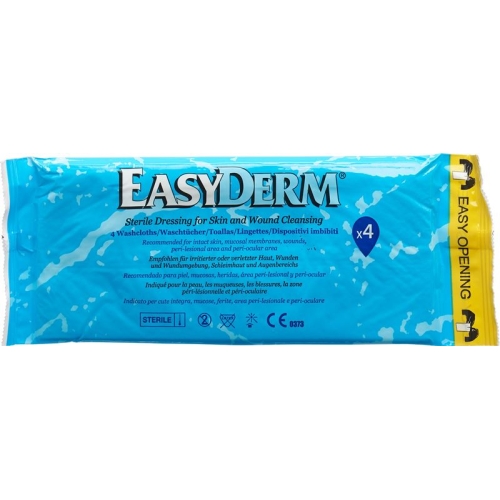 Easyderm Vorbefeuchtetes Waschtuch Steril 4 Stück buy online