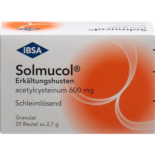 Solmucol Cold Cough Gran 600 mg Btl 20 pcs buy online