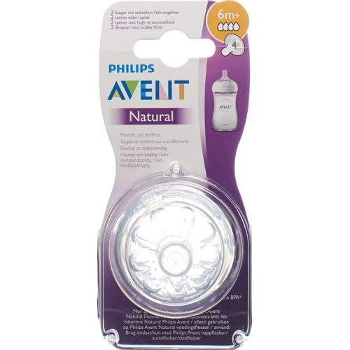 Avent Philips Natural suction Months 2 4 6 pcs buy online