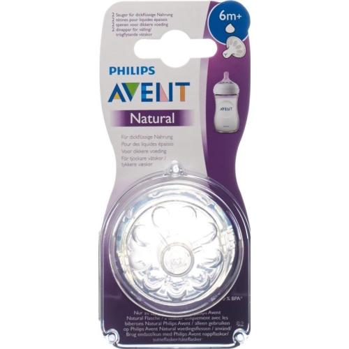 Avent Philips Natural Sauger 6m+ 2 Stück buy online