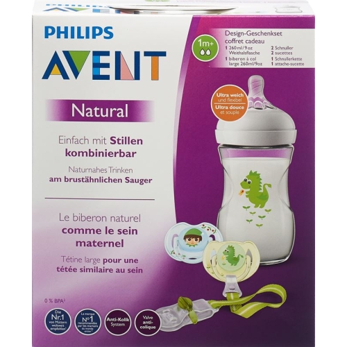 Avent Philips Natural Flasche+schnuller Set Drache buy online