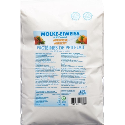 Biosana Molke Eiweiss Pulver Aprikose 2kg buy online