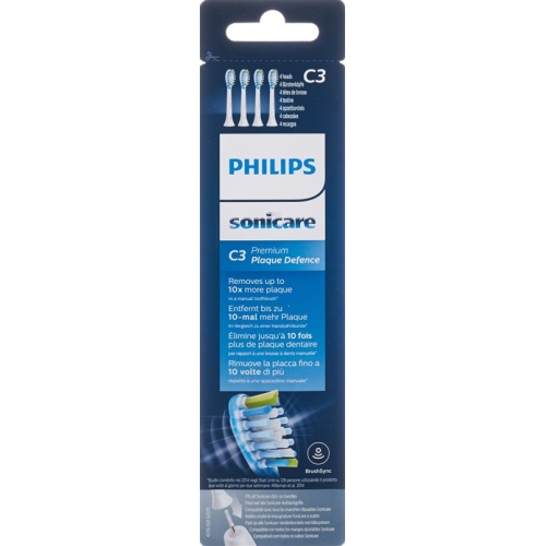 Philips Sonicare replacement brushes C3 Premium Hx9044/17 4 pieces buy online