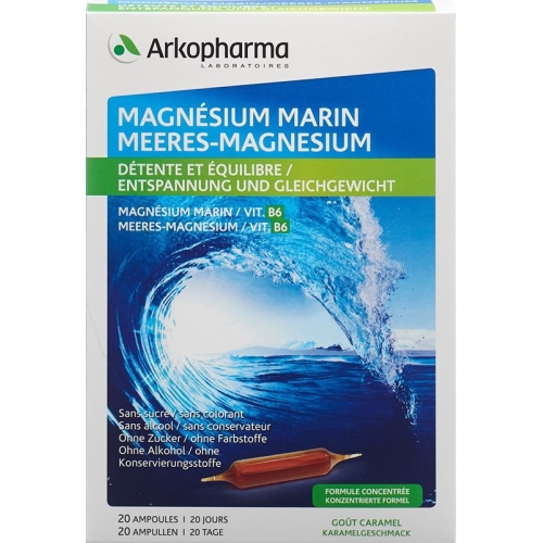 Arkopharma Meeres-Magnesium 20 Trinkampullen 10ml buy online