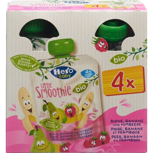 Hero Baby Smoothie Bir Ba Him Bio Quattro 4x 90g buy online