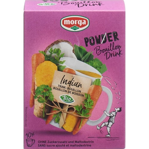 Morga Powerpowder Bouillondri Indi Bio 10 Beutel 4g buy online